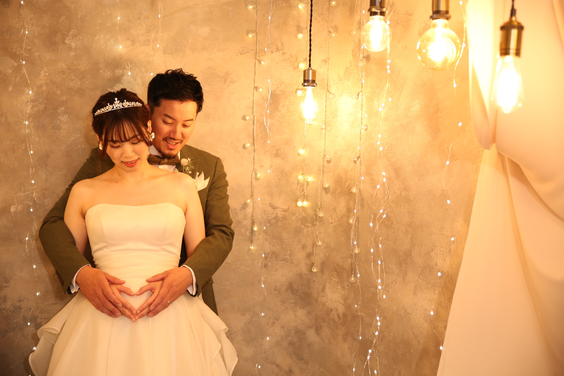 写真工房ぱれっとのマタニティフォトウェディング